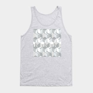 Retro Gray Cubes Tank Top